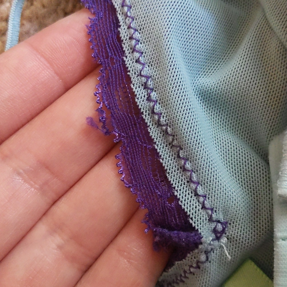 Purple and Blue Bralette - Picture 5 of 5